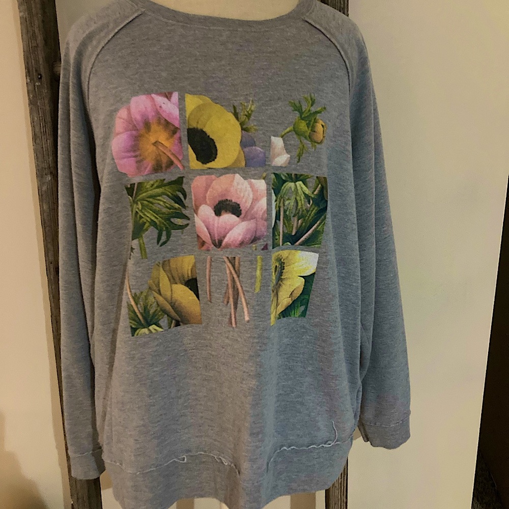 Oversized cute crew neck sweater